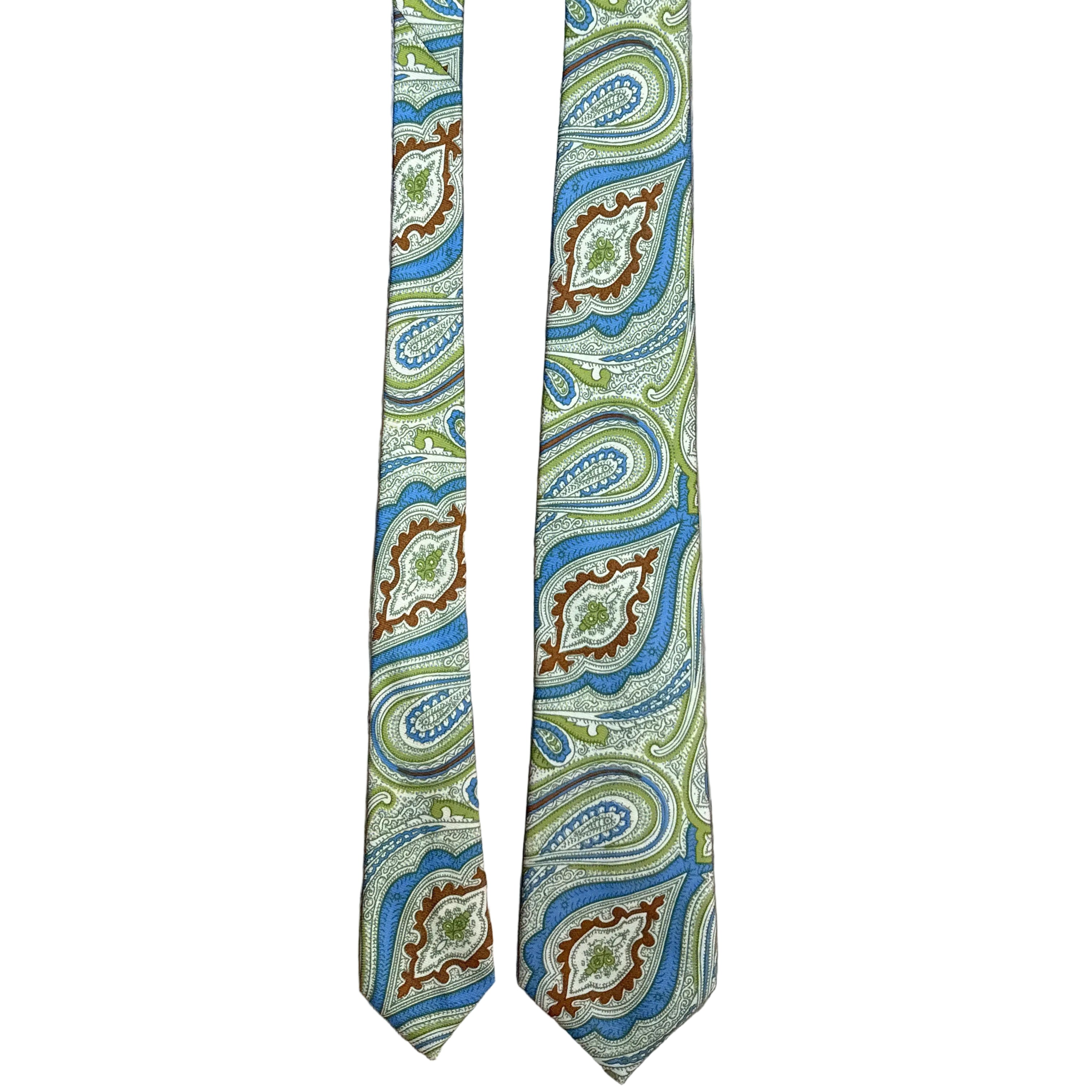 Mens 60s Mod Silk Necktie