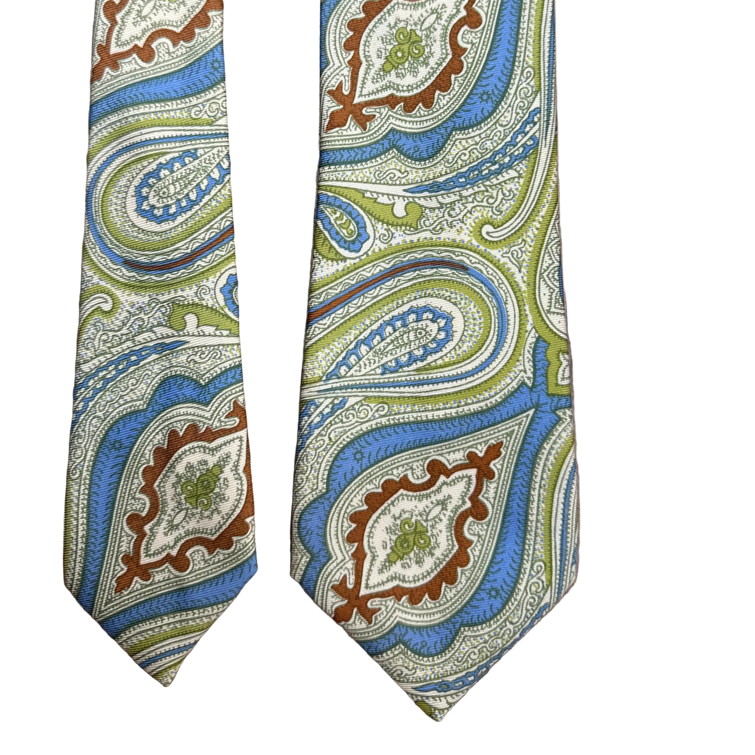 Mens 60s Mod Silk Necktie