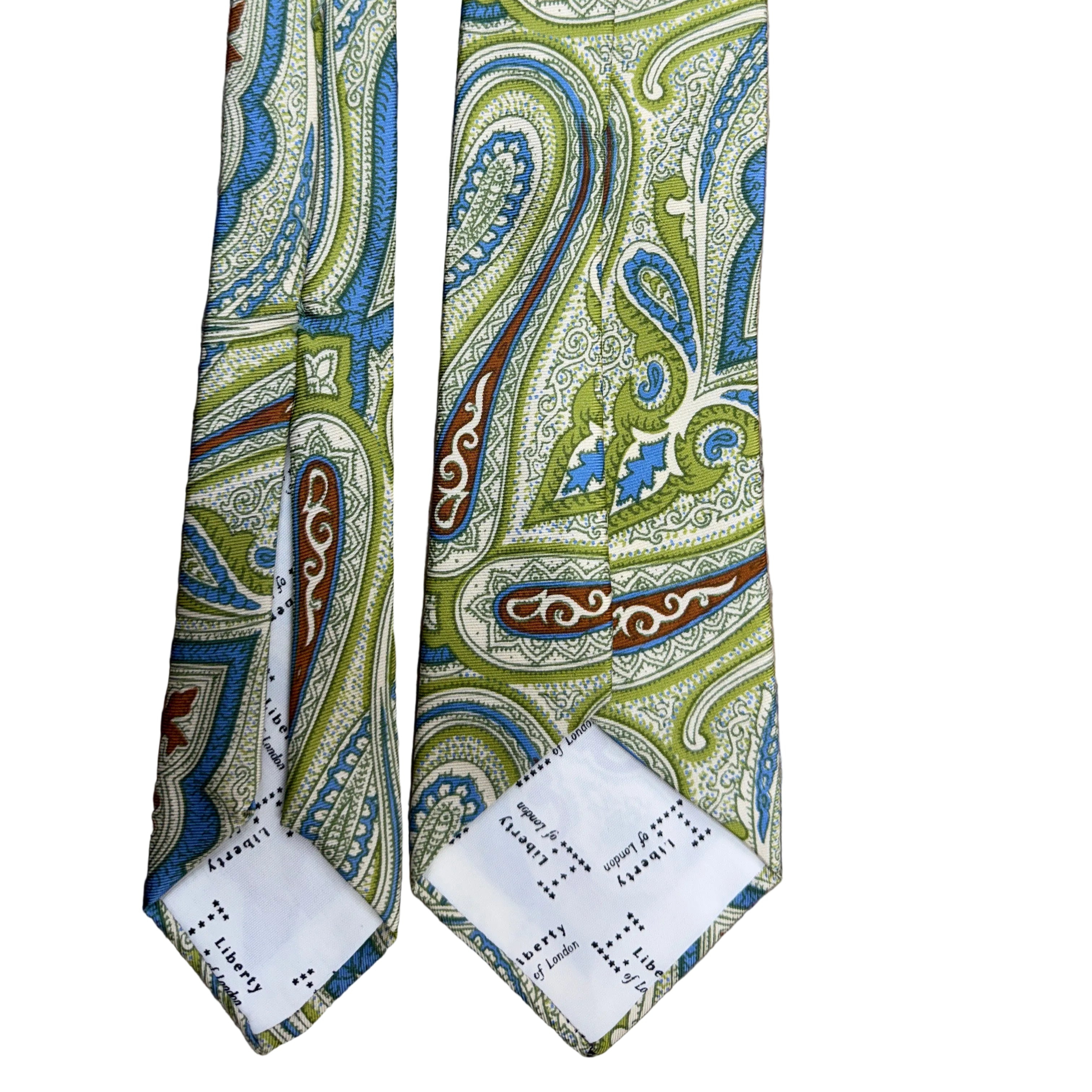 Mens 60s Mod Silk Necktie