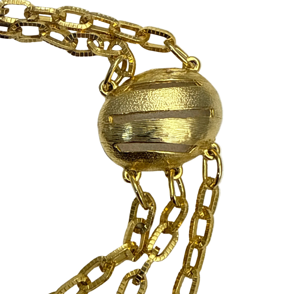 Womens Accessories - Gold Tone Metal Belt