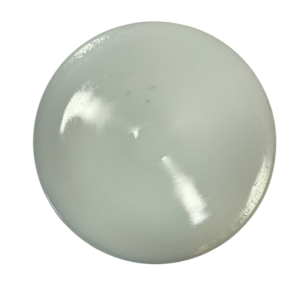 Vintage 60s Indiana Glass White Milk Glass Teardrop Pedestal Compote Candy Dish