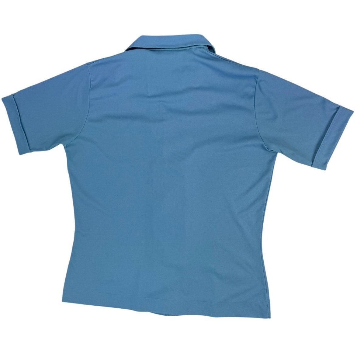 Vintage 70s Joel California Mens XL Sky Blue Dagger Collar Shirt