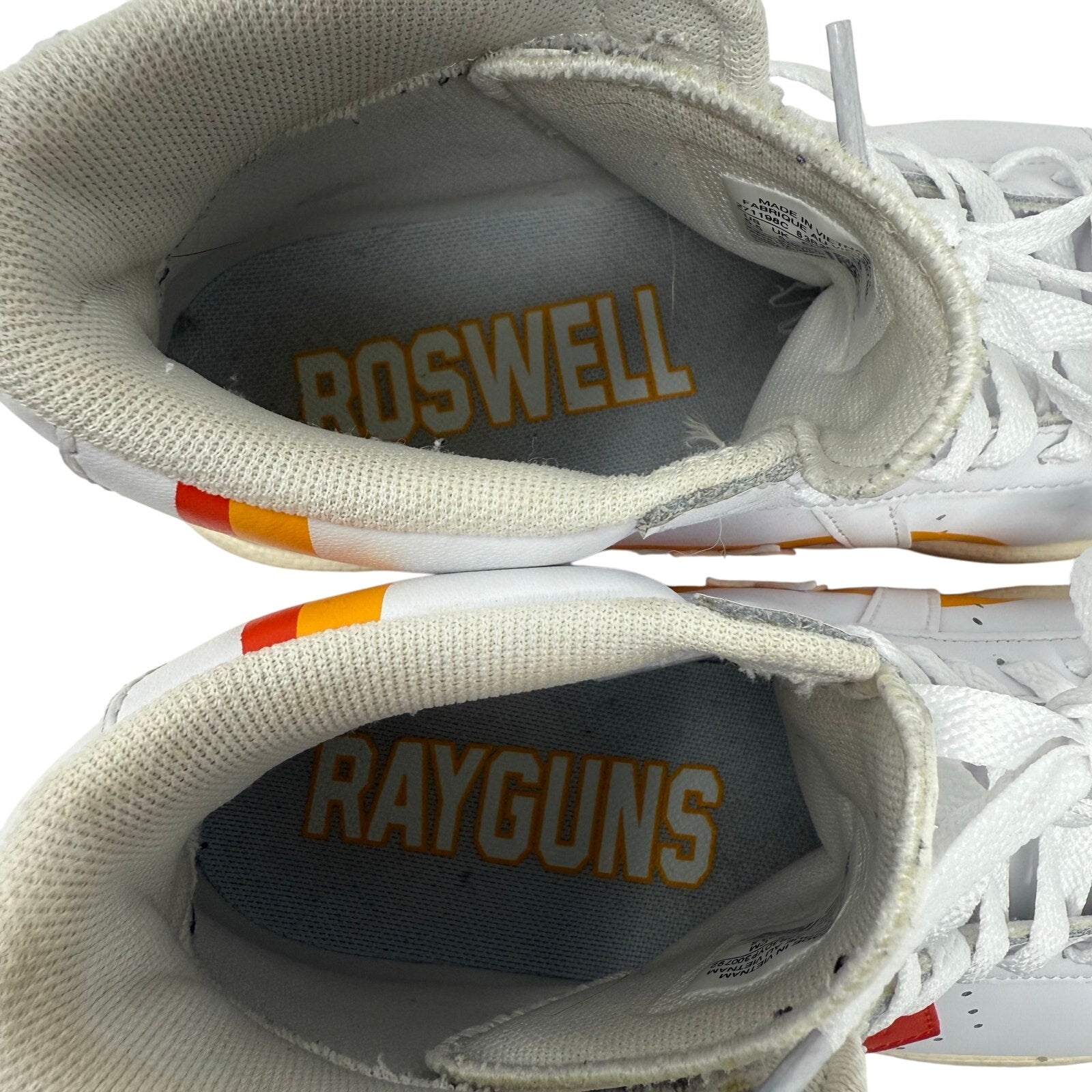 Converse Pro Leather High Roswell Rayguns White Men 5.5 Women 7