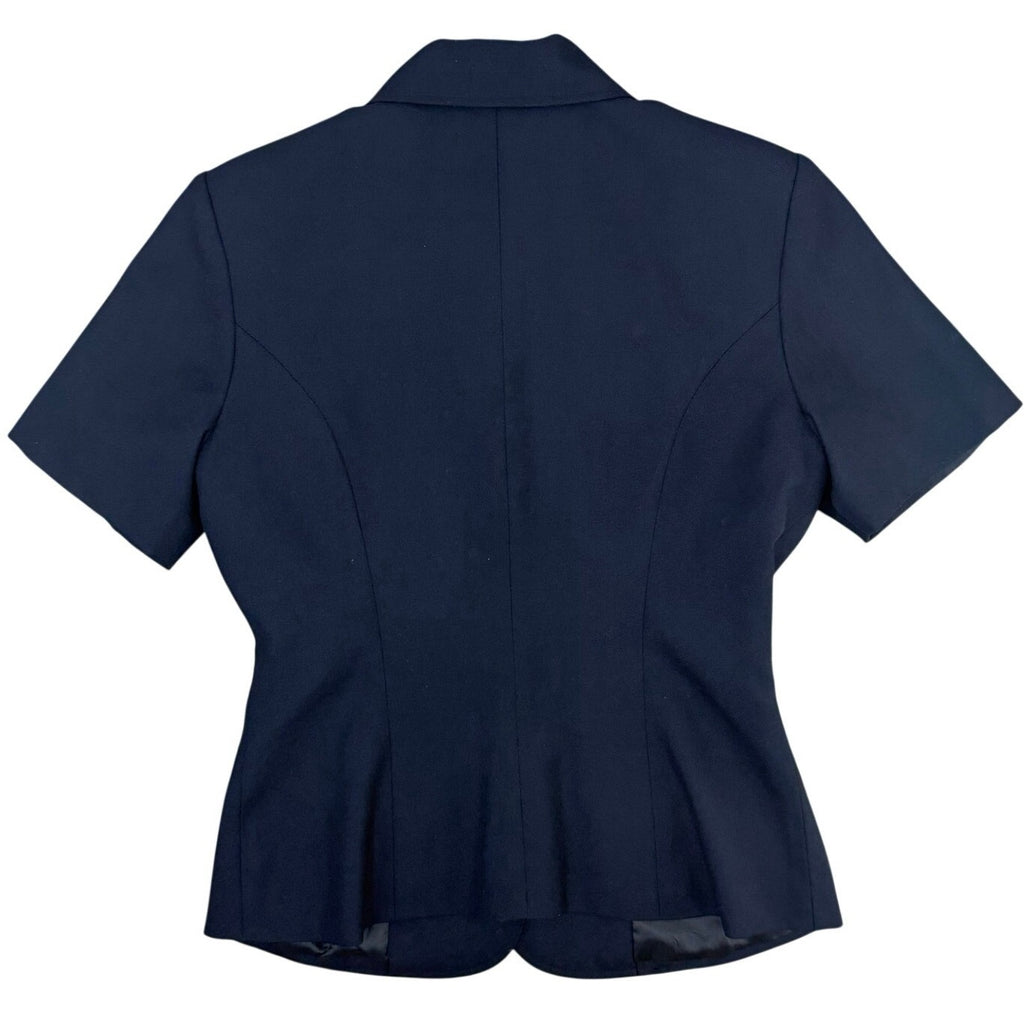 Vintage 80s Murphy and Hartelius Navy Skirt Suit Set 6R 8A Career Office USA