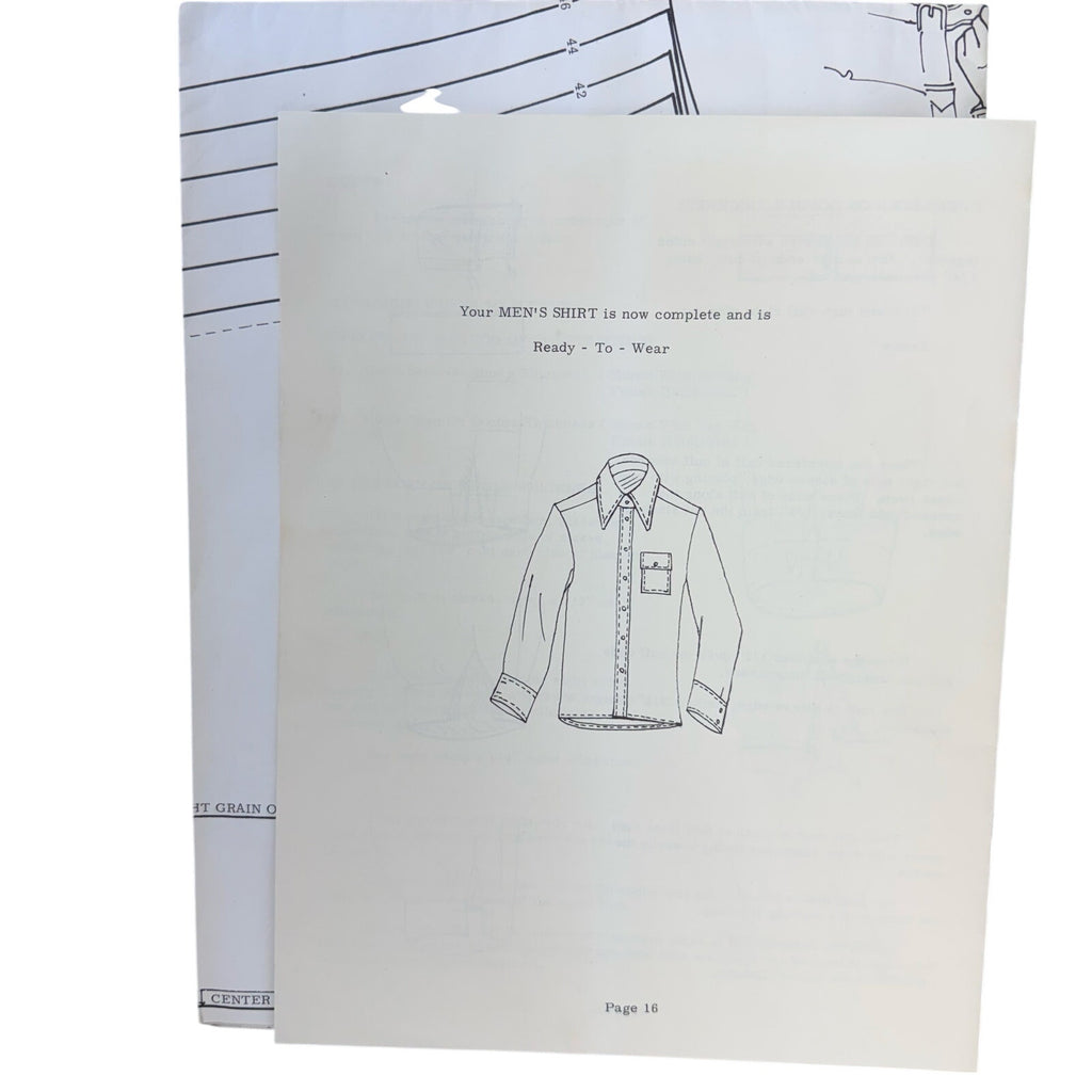 Mens 70s Sewing Pattern