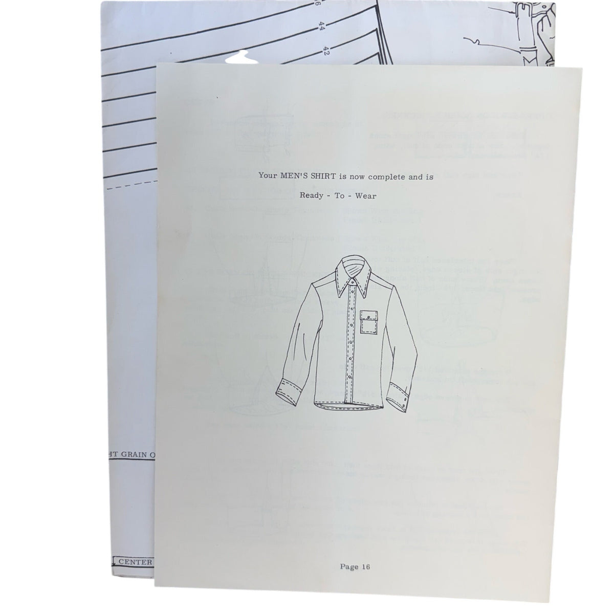 Mens 70s Sewing Pattern