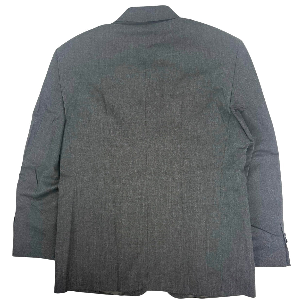 Versini Men's Charcoal Wool Blazer 42 Short 3 Button Suit Jacket