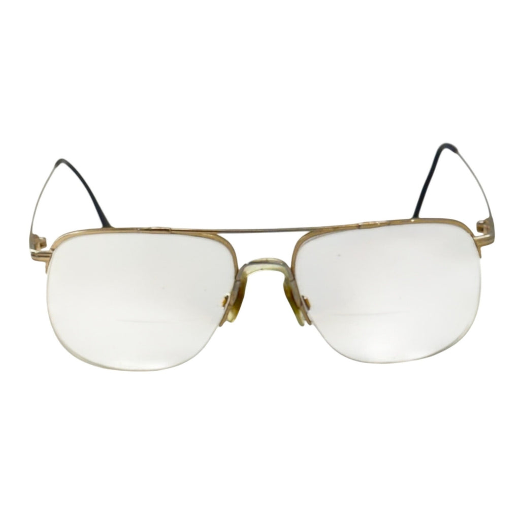 Marchon Flexon GER Flex 17 Gold Eyeglass Frames 59-17-145 Titanium