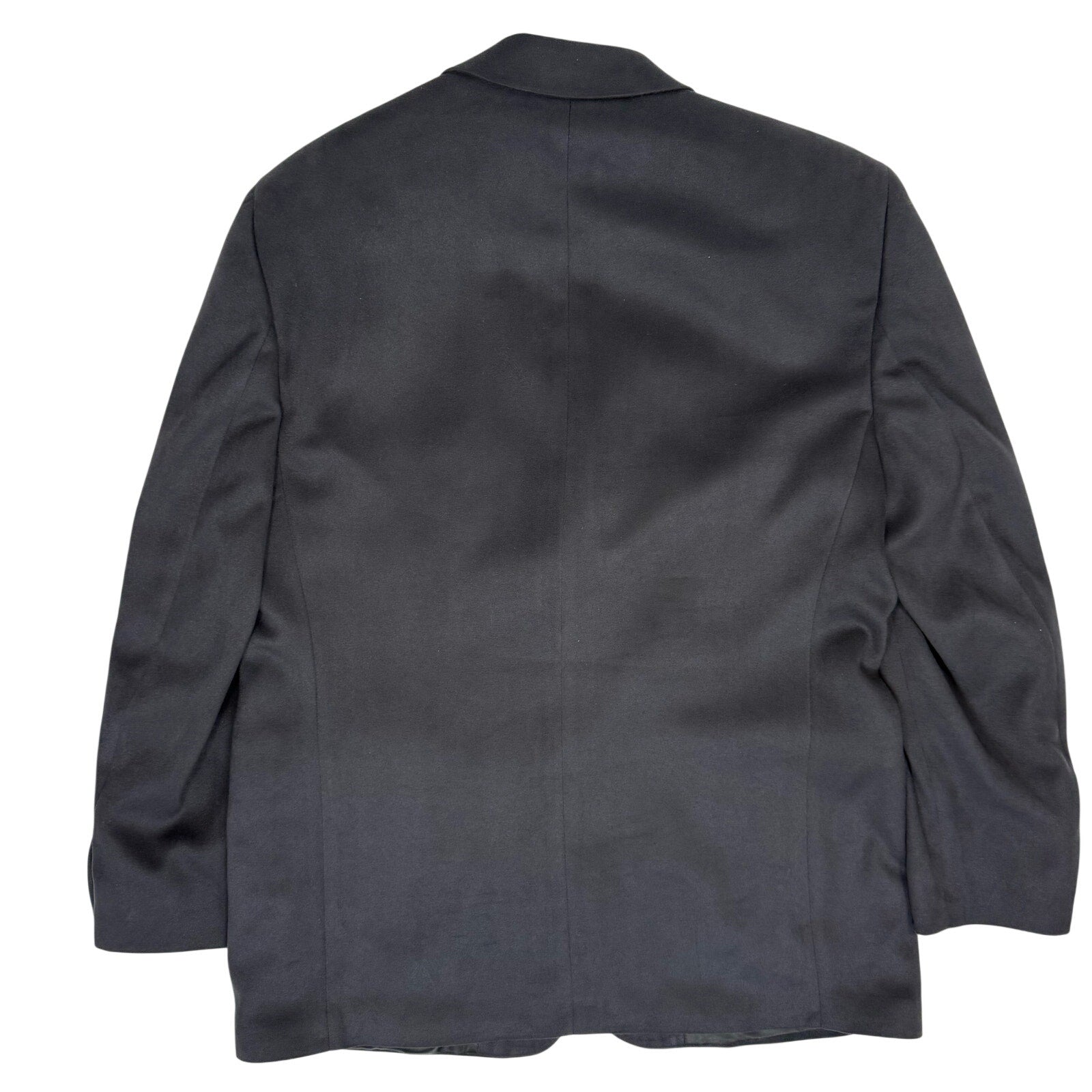 Vintage 90s Men's 42R Black Velour Blazer Jacket Lord & Taylor Fifth Ave