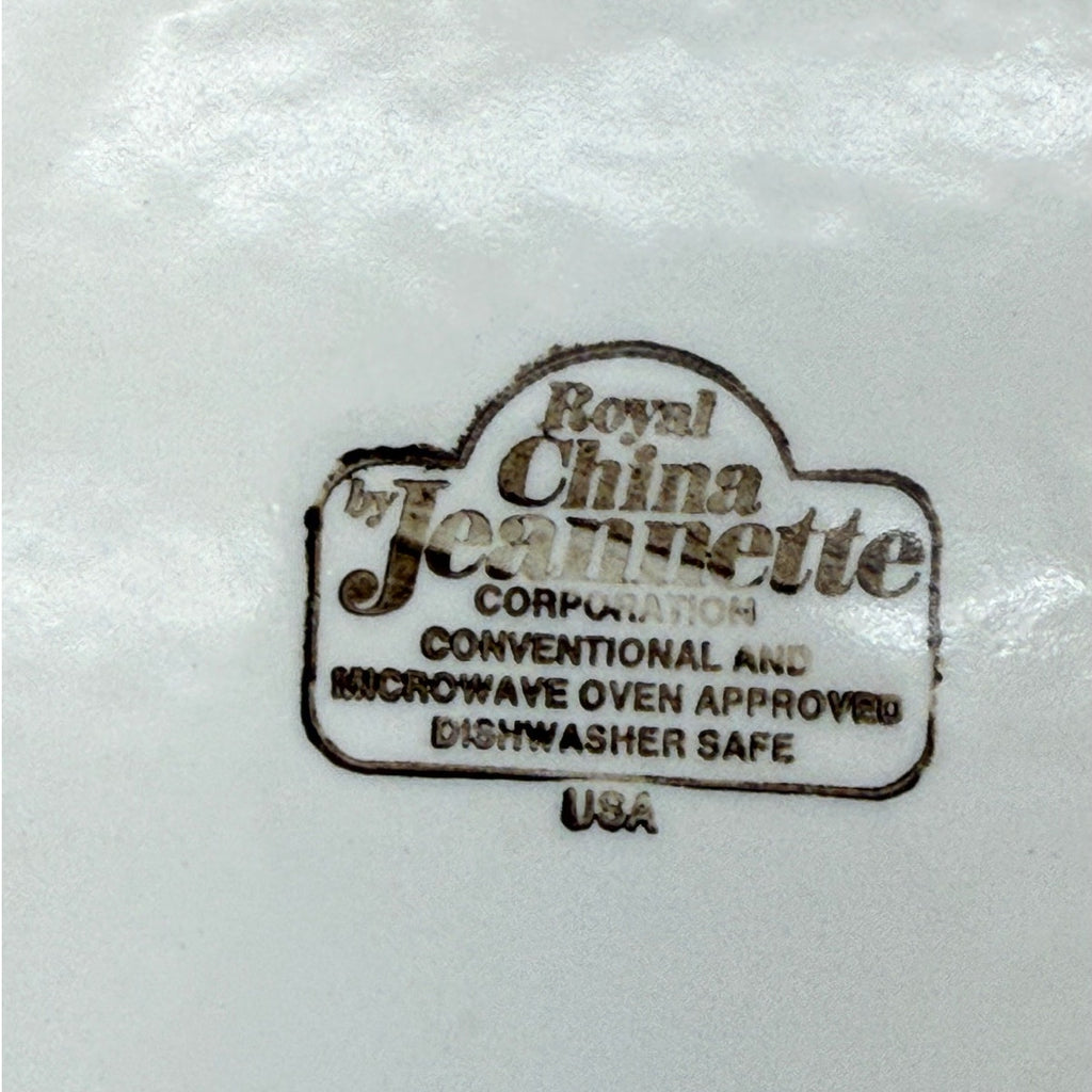 Vintage 70s Royal China Cheesecake Recipe Plate USA Oven Safe Dish