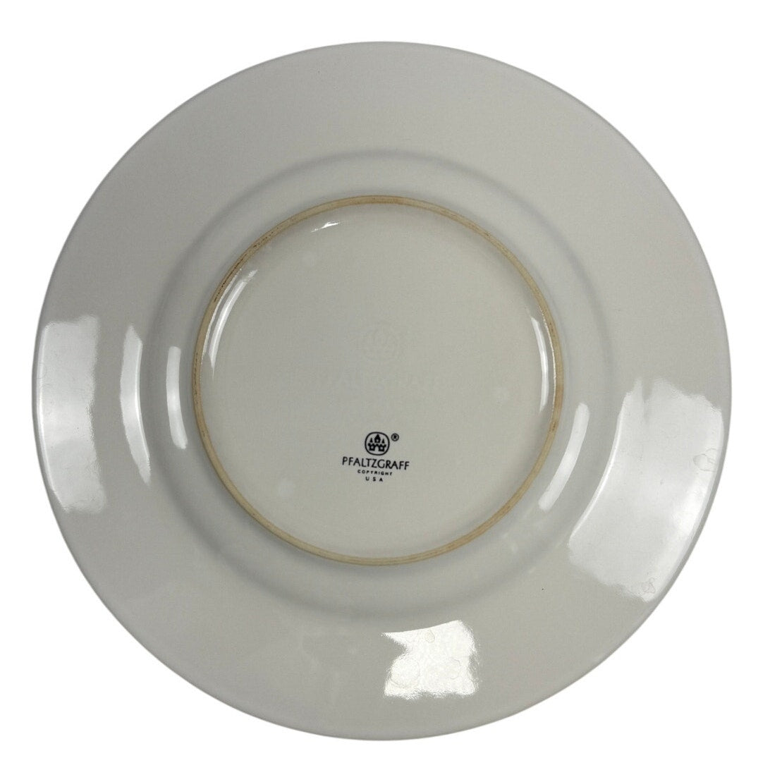 Vintage 90s Pfaltzgraff April Floral Salad Dessert Plates Set of 8
