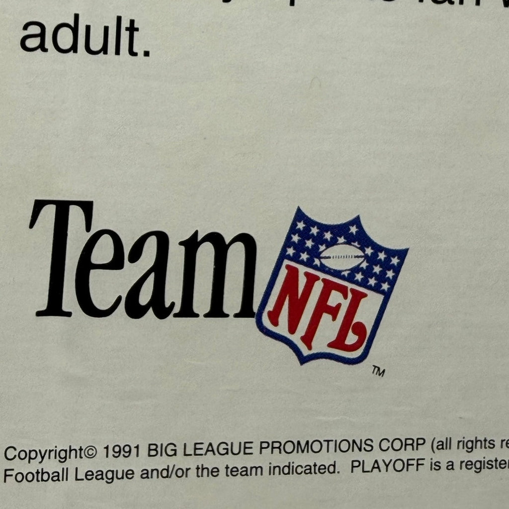 1991 Team NFL Playoff Board Game Big League Promotions Complete Vintage
