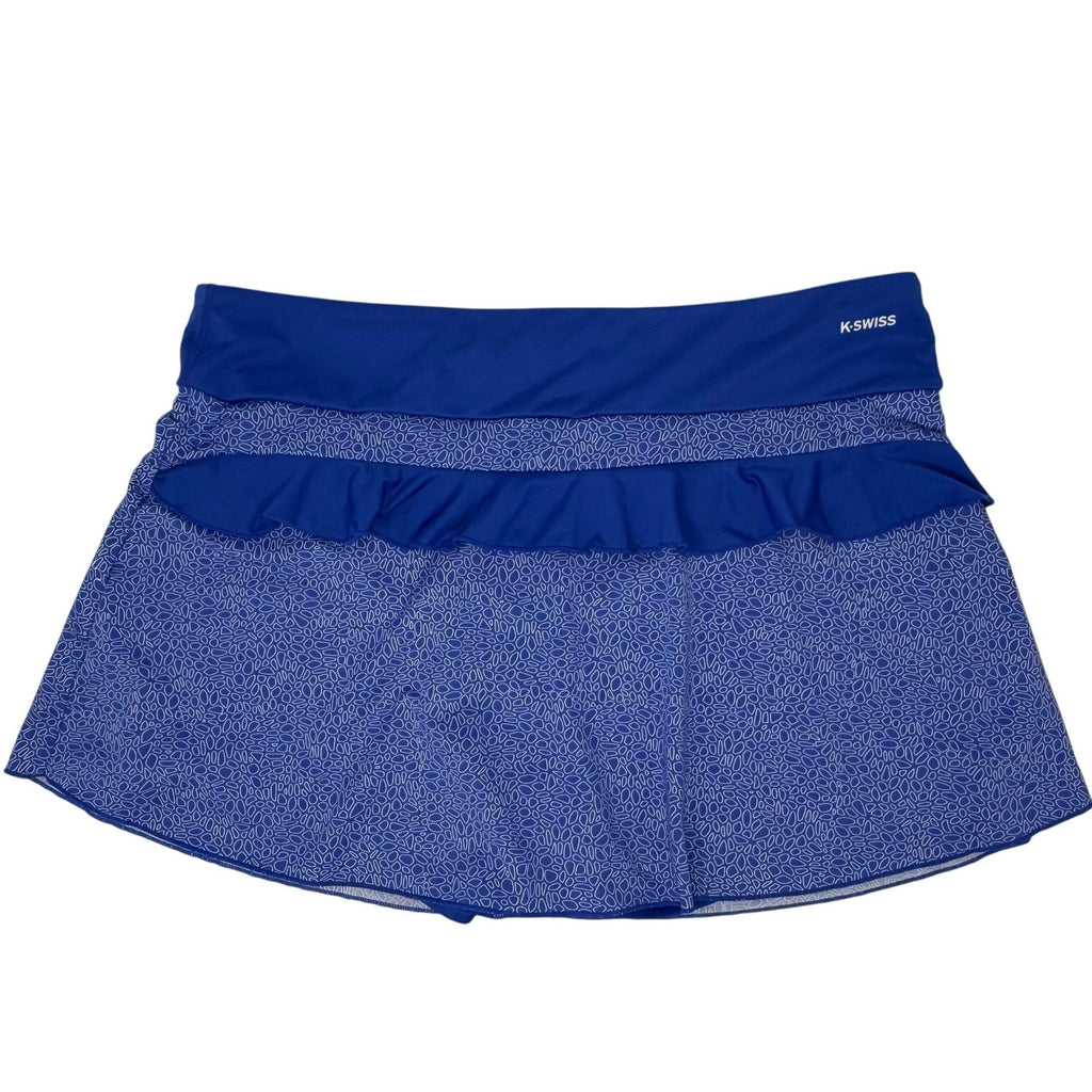 Vintage 2000s K-Swiss Tennis Golf Skirt Skort Built in Shorts Activewear Blue Women's Large