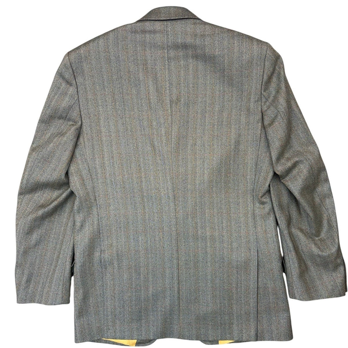 Vintage 90s Gurteen Esquire Wool Suit Jacket Mens 40R Gray Plaid Blazer