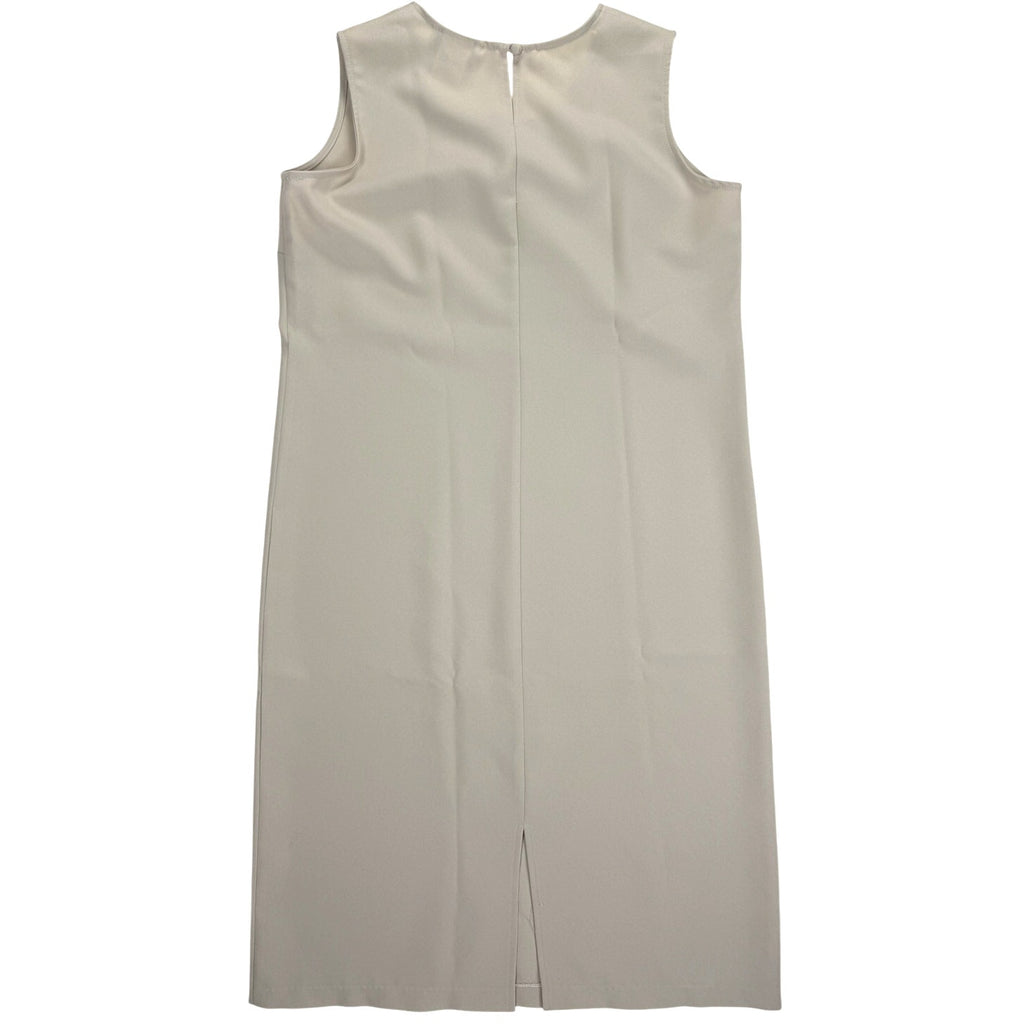 Vintage Pride & Joy Beige Sleeveless A-Line Shift Midi Dress Size 16
