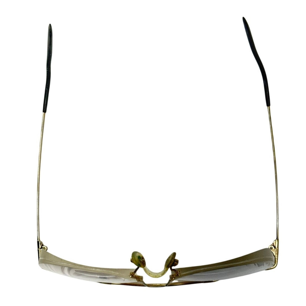 Marchon Flexon GER Flex 17 Gold Eyeglass Frames 59-17-145 Titanium