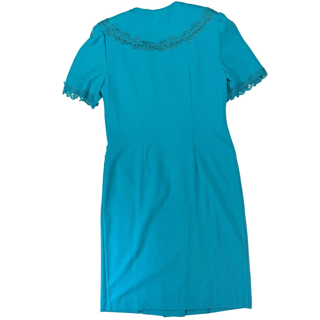Womens 80s Midi Dress