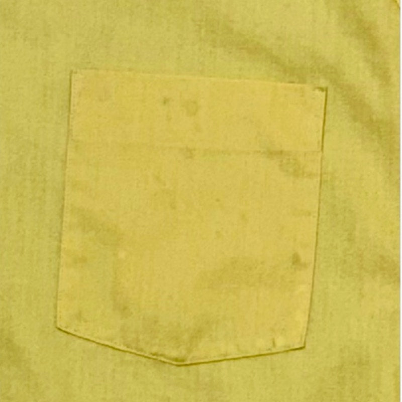 Vintage 1960s Men's Large Gold Yellow Button Down Shirt Arrow Belmont Club
