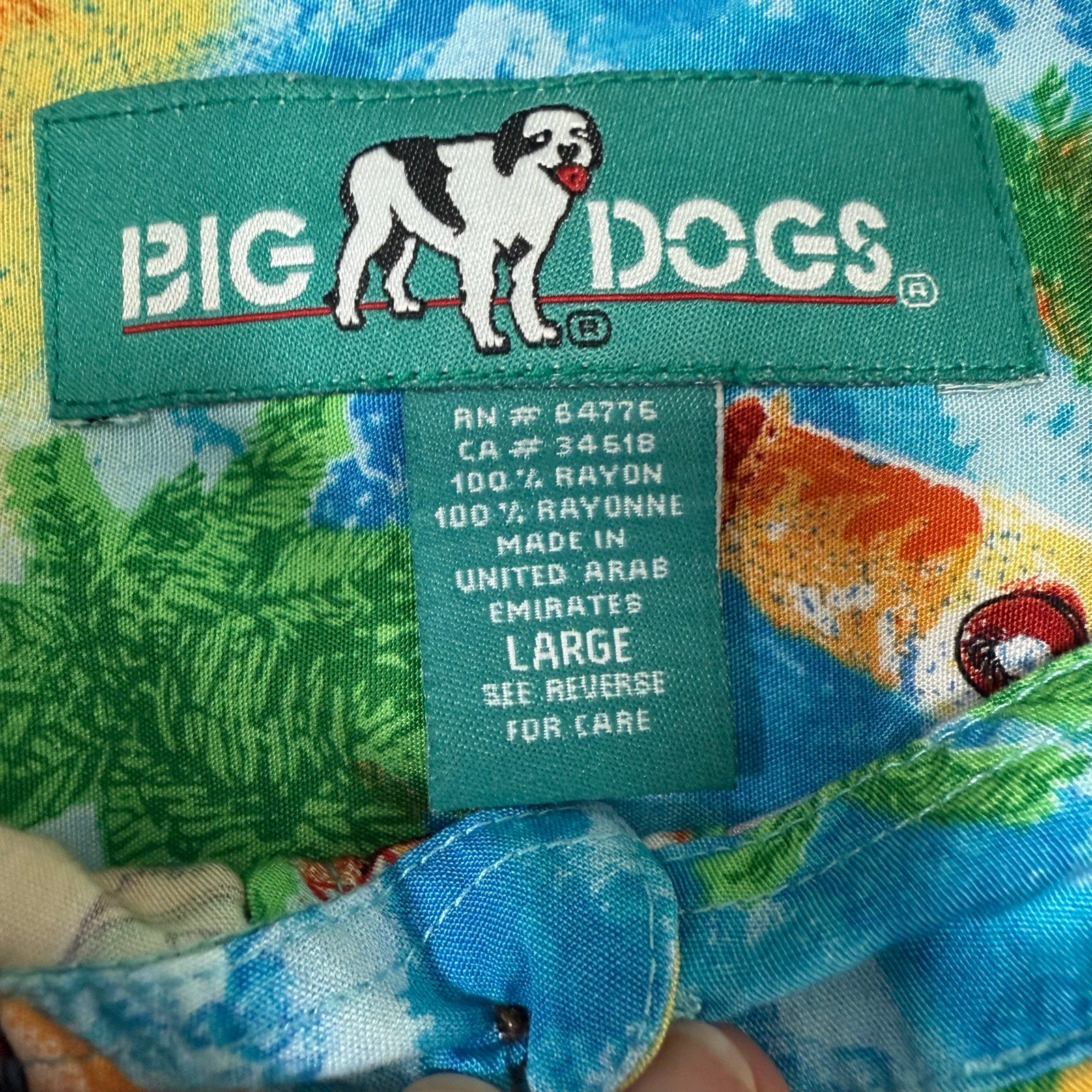 Mens Y2K Big Dogs Shirt