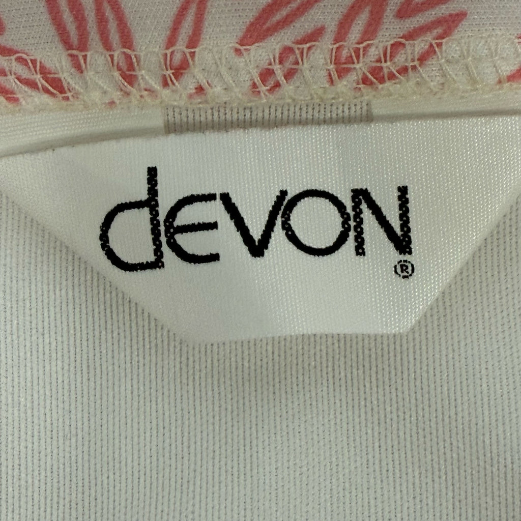 Vintage 70s Devon Pink Floral Button Front Blouse Long Sleeve Women’s S/M