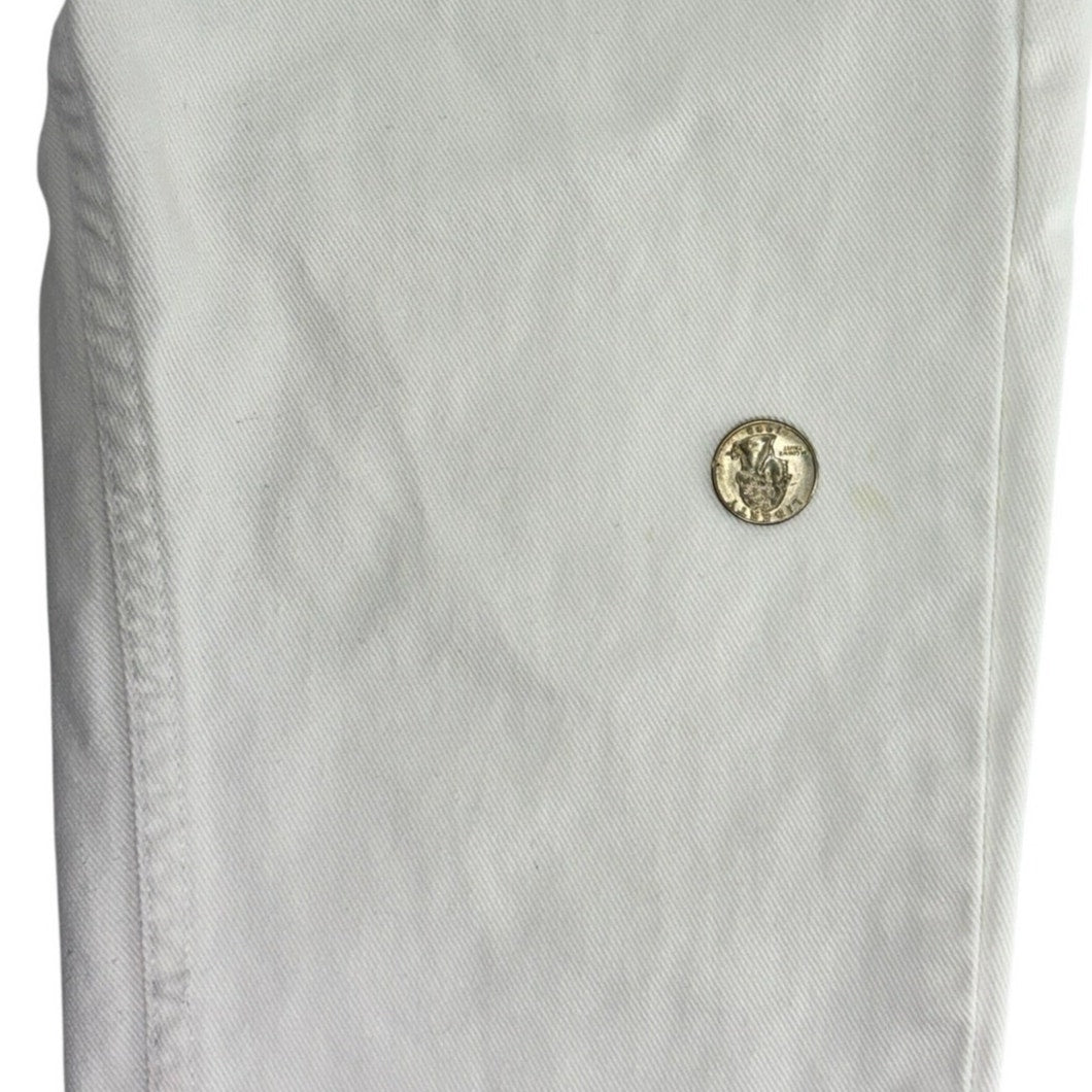 Womens Y2K White Jeans