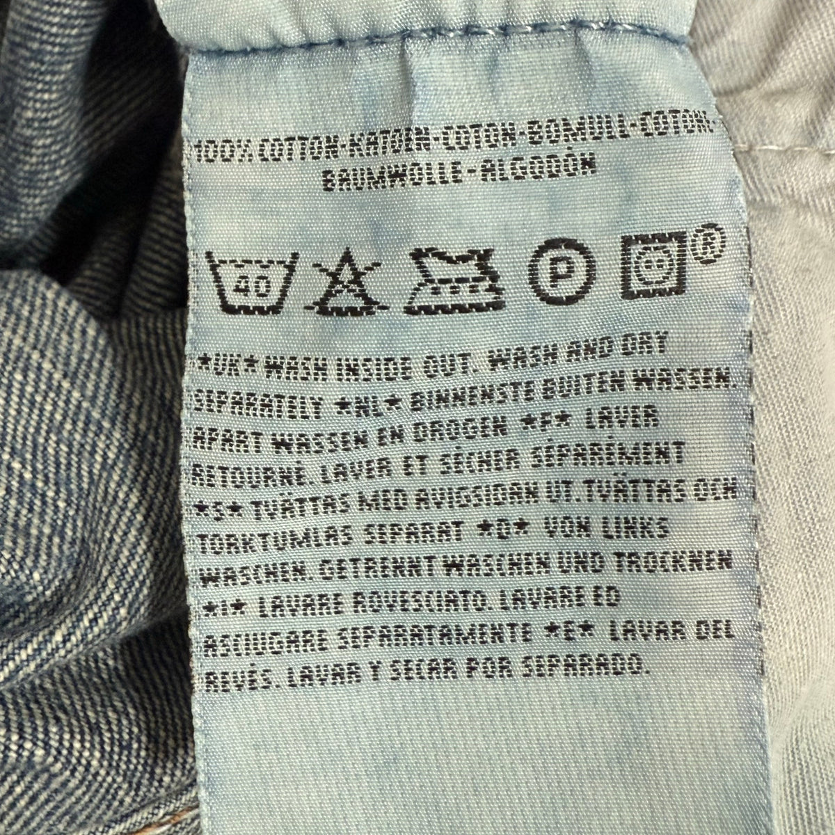 Vintage 90s Levi’s 501 Denim Jeans 32x34 Peace Love Freedom Tie Dye