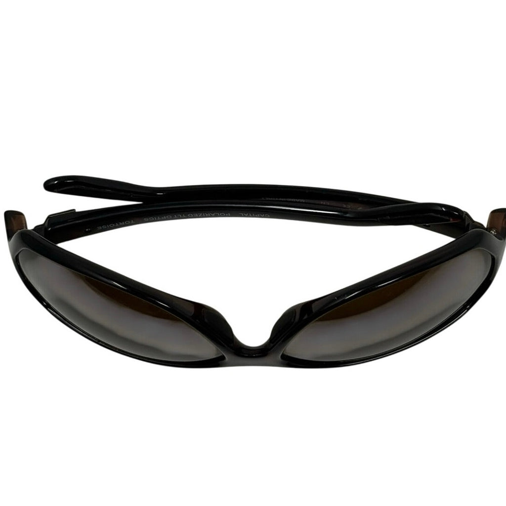 Vintage 00's Men's Smith Capital Techlite Sunglasses Tortoise Brown Wrap 65-14-125 Italy