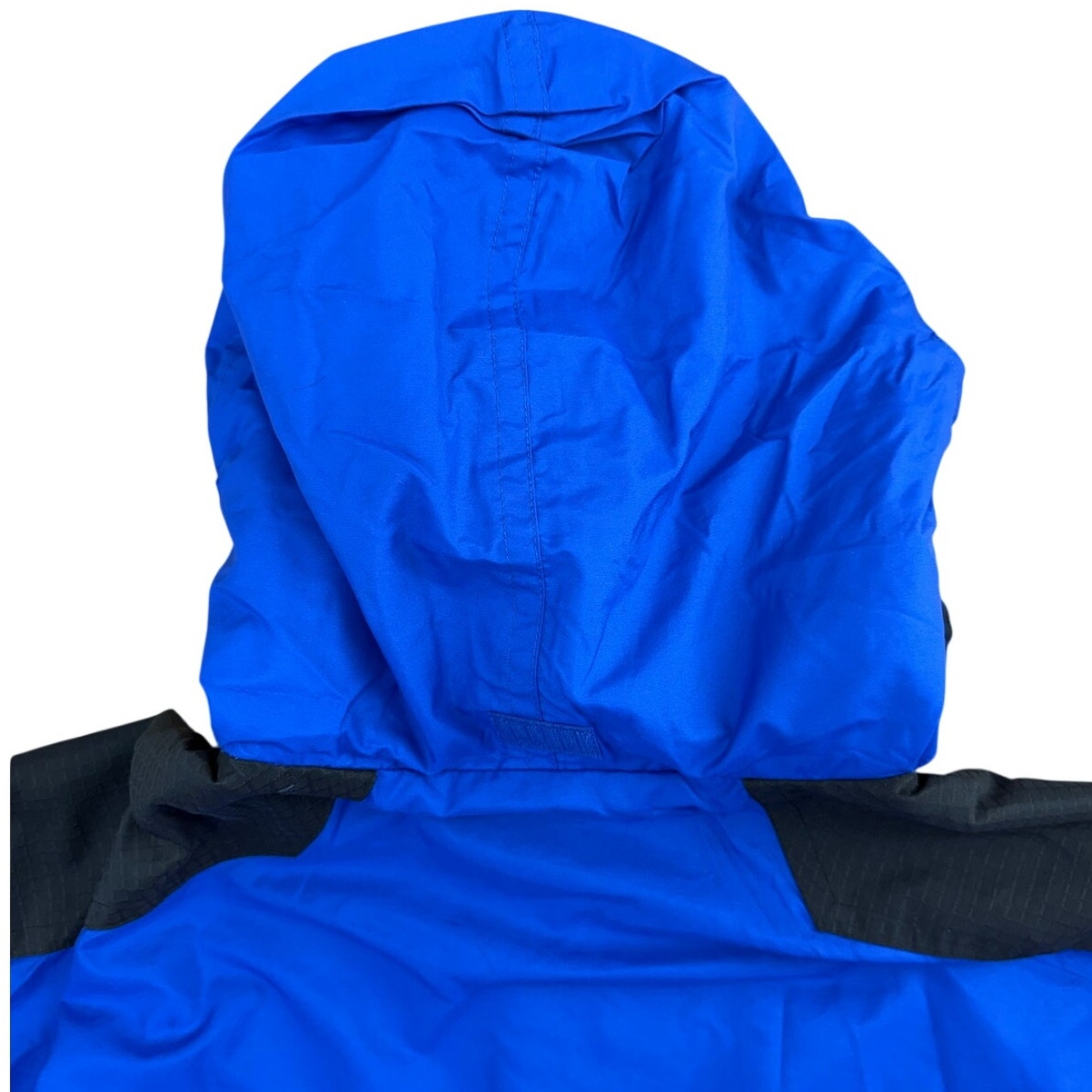 Vintage 90s Nordica Classics Blue Pullover Windbreaker Jacket Hooded Men's XL