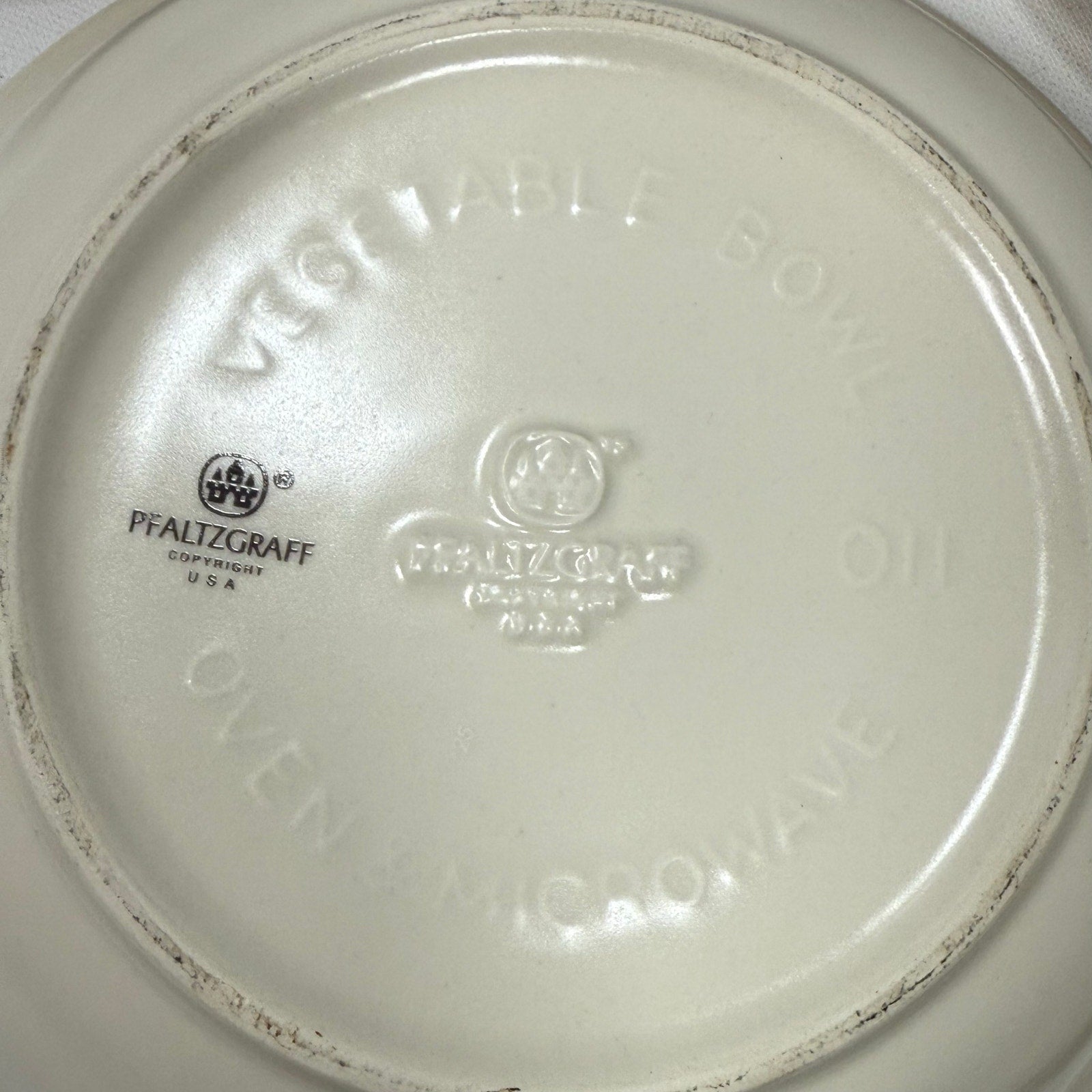 Vintage 90s Pfaltzgraff Stoneware Set Plates & Bowls Floral USA Made