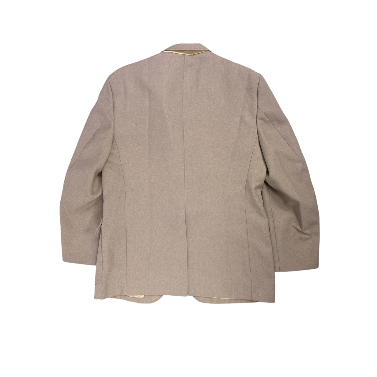Vintage 80s Quaa JCPenney Rose Taupe Polyester Suit Mens Large