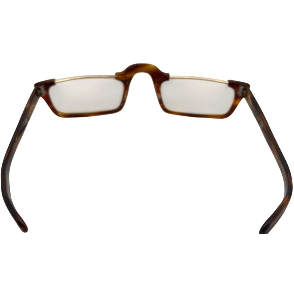 Vintage Safilo Dante Eyeglass Frames Brown Tortoise Italy 5 3/4 Unisex