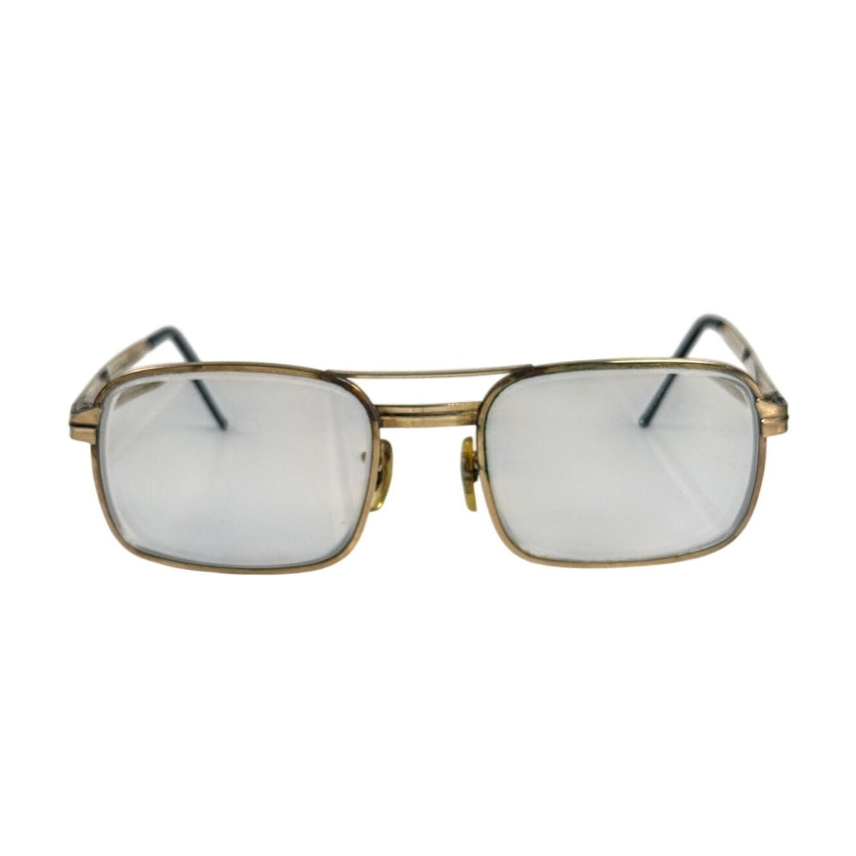 Vintage 60’s SRO Gold 12K Gold Filled Rectangular Eyeglass Frames 5¾”
