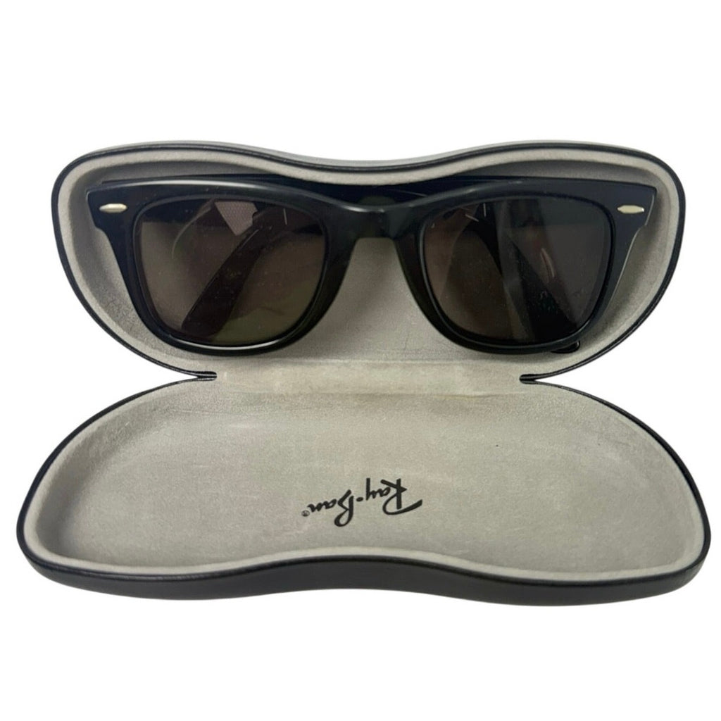 Vintage 60s Ray-Ban B&L Wayfarer 5024 Black Sunglasses USA