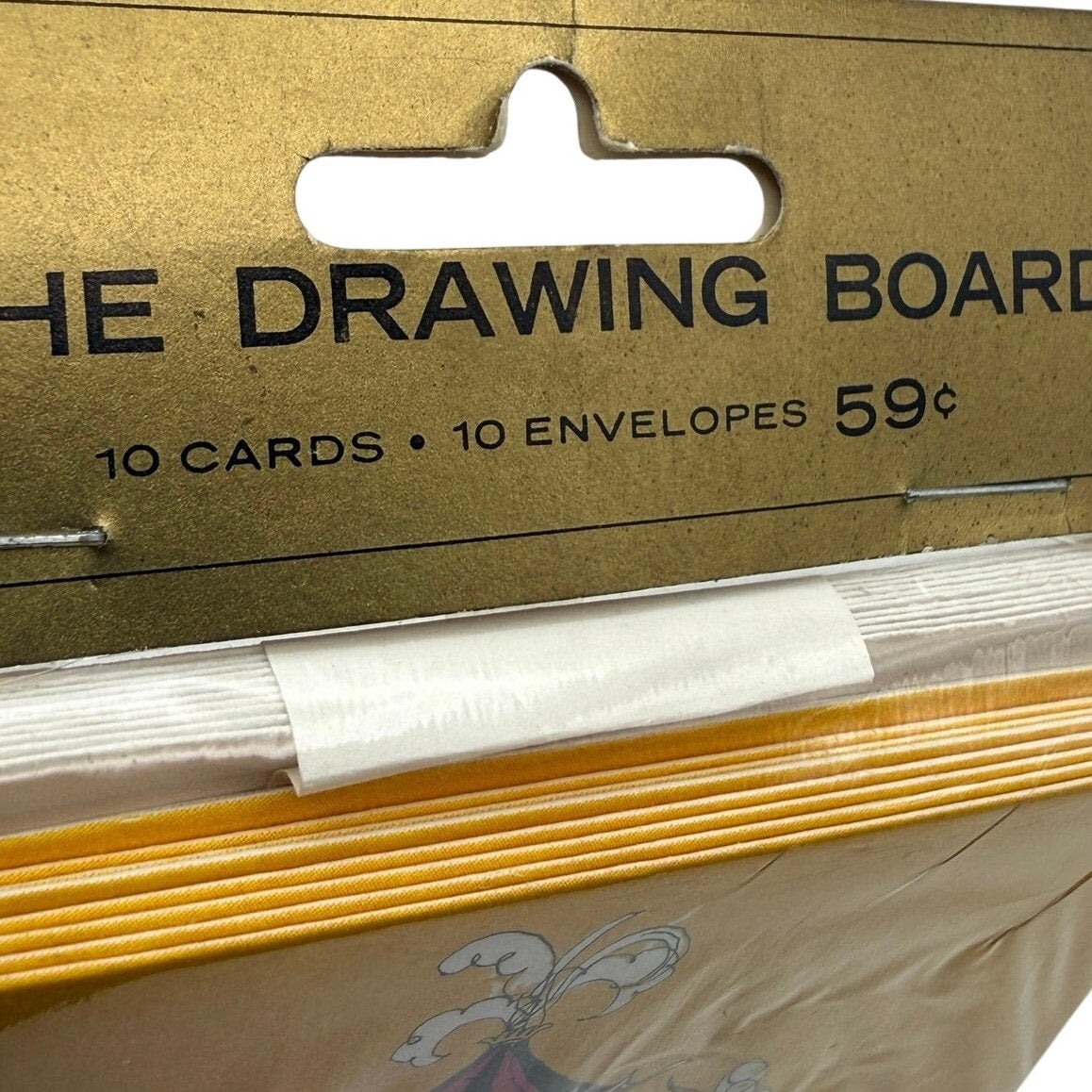 Vintage 70s Drawing Board Be Our Guest Invitations Cards Envelopes Set 10 New