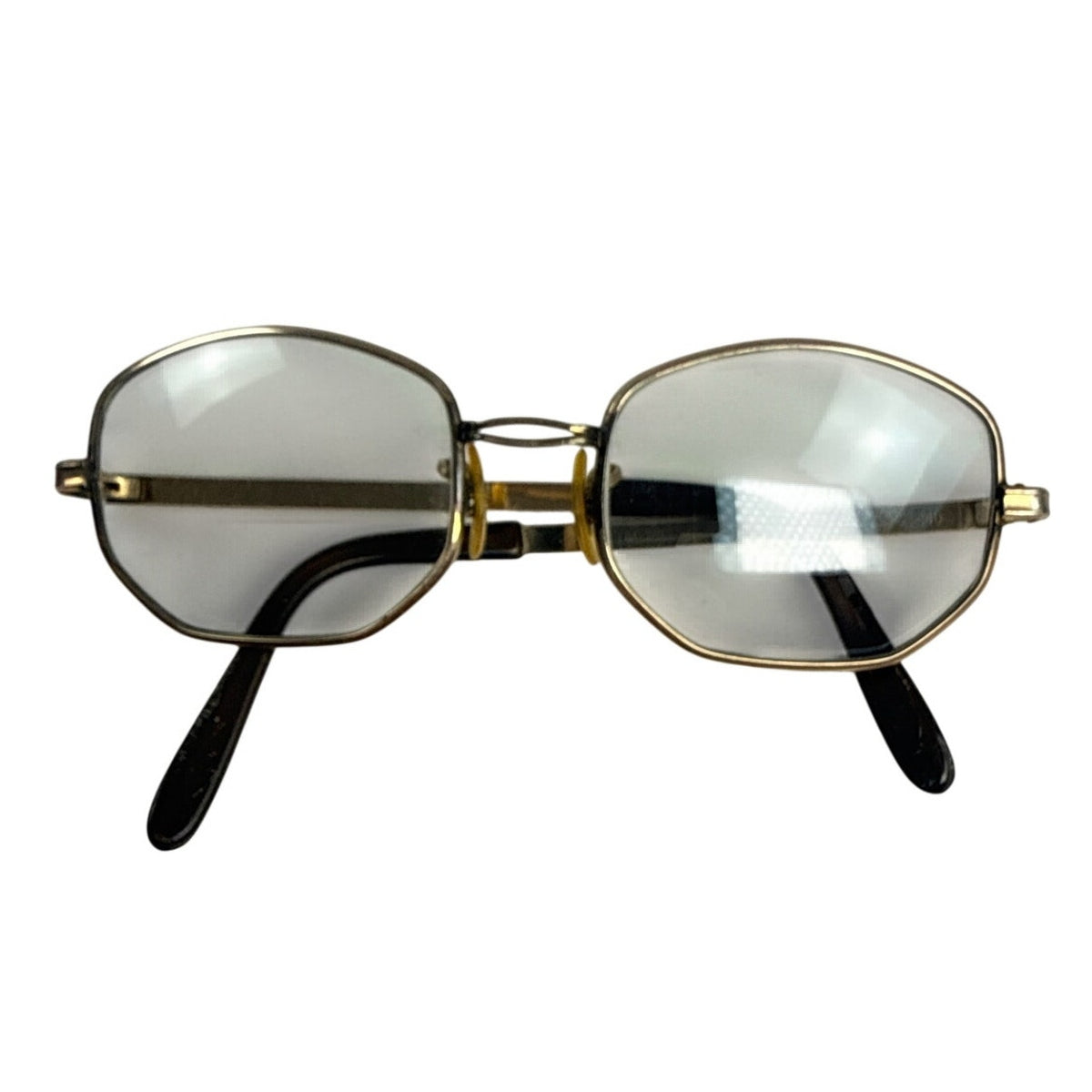Vintage 70s Universal Gold Oval Eyeglass Frames 10K RGP 140mm