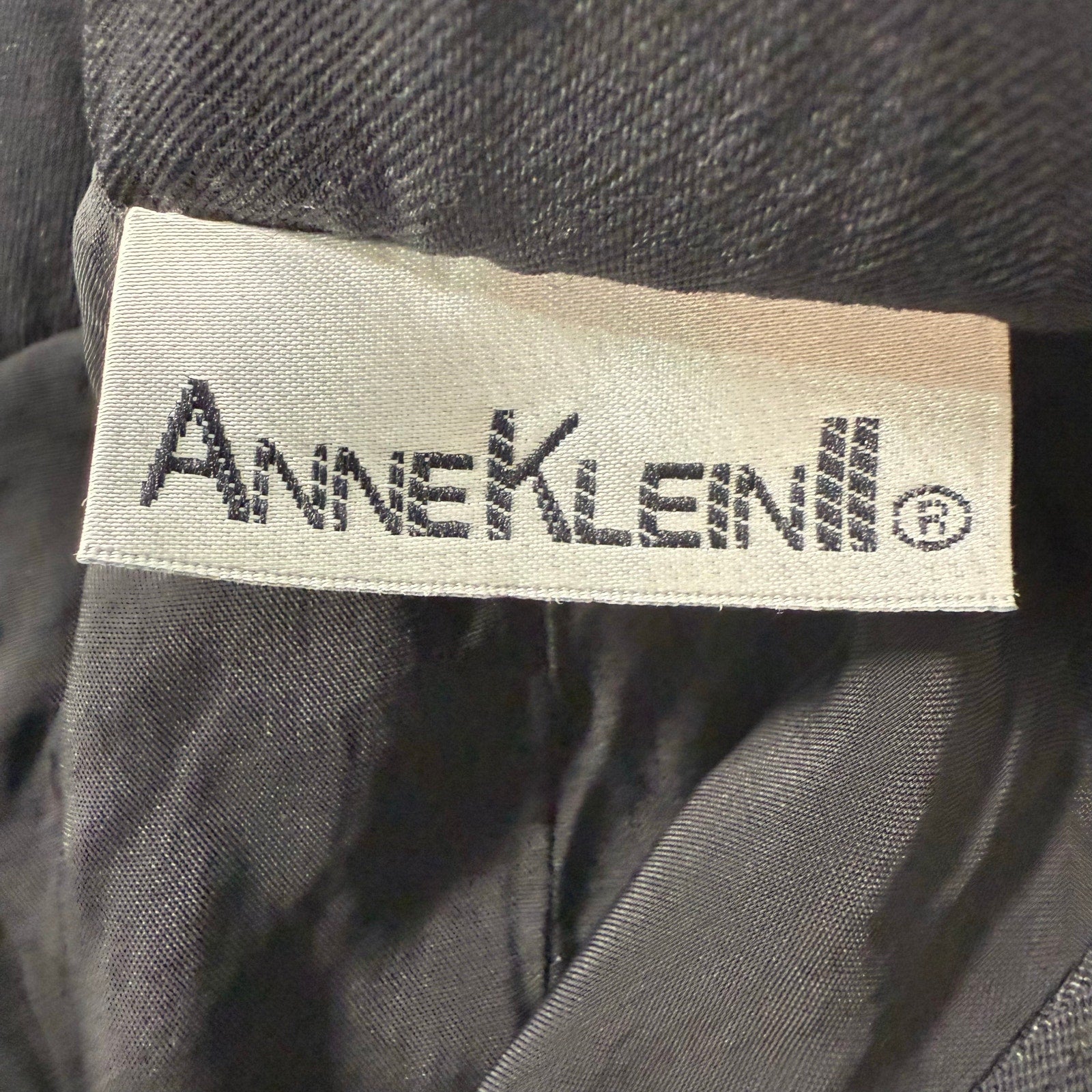 Vintage 90s Women's 6 Black Wool Pencil Skirt Anne Klein II Lined