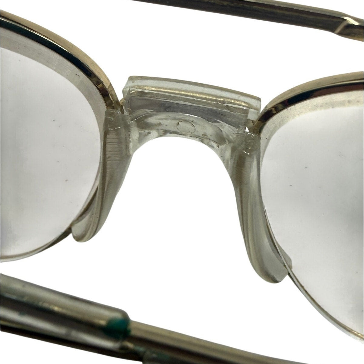 Vintage 80s Men's Frames Dr Dean Edell 10786A +2.50 Aviator Reading Glasses Silver