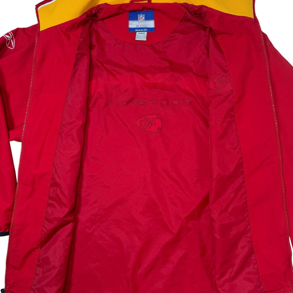 Vintage 2000s Reebok Kansas City Chiefs NFL Team Apparel Windbreaker Men's Med