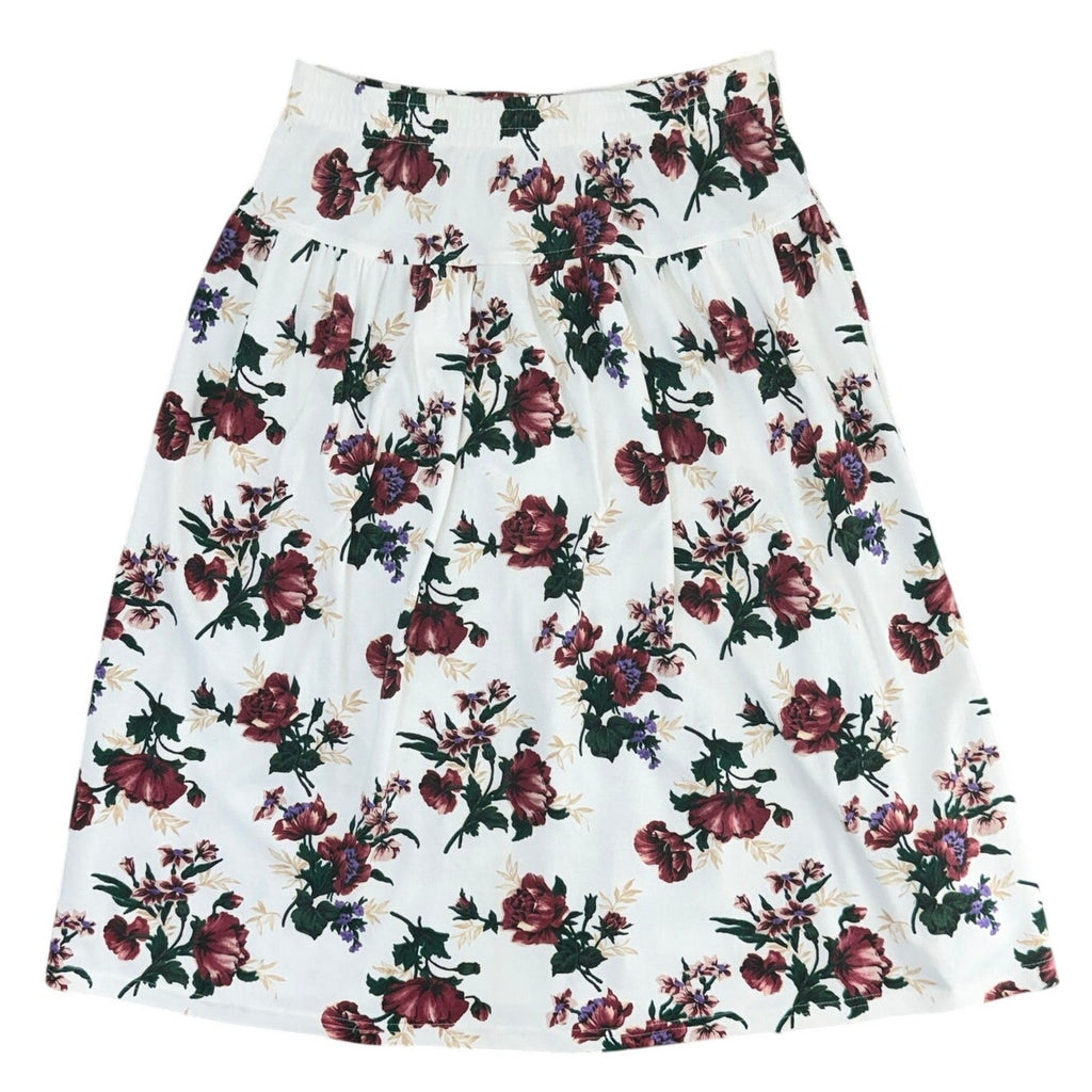 Vintage 90s Fritzi Petites Floral Blouse Skirt Set Women’s Large Petite
