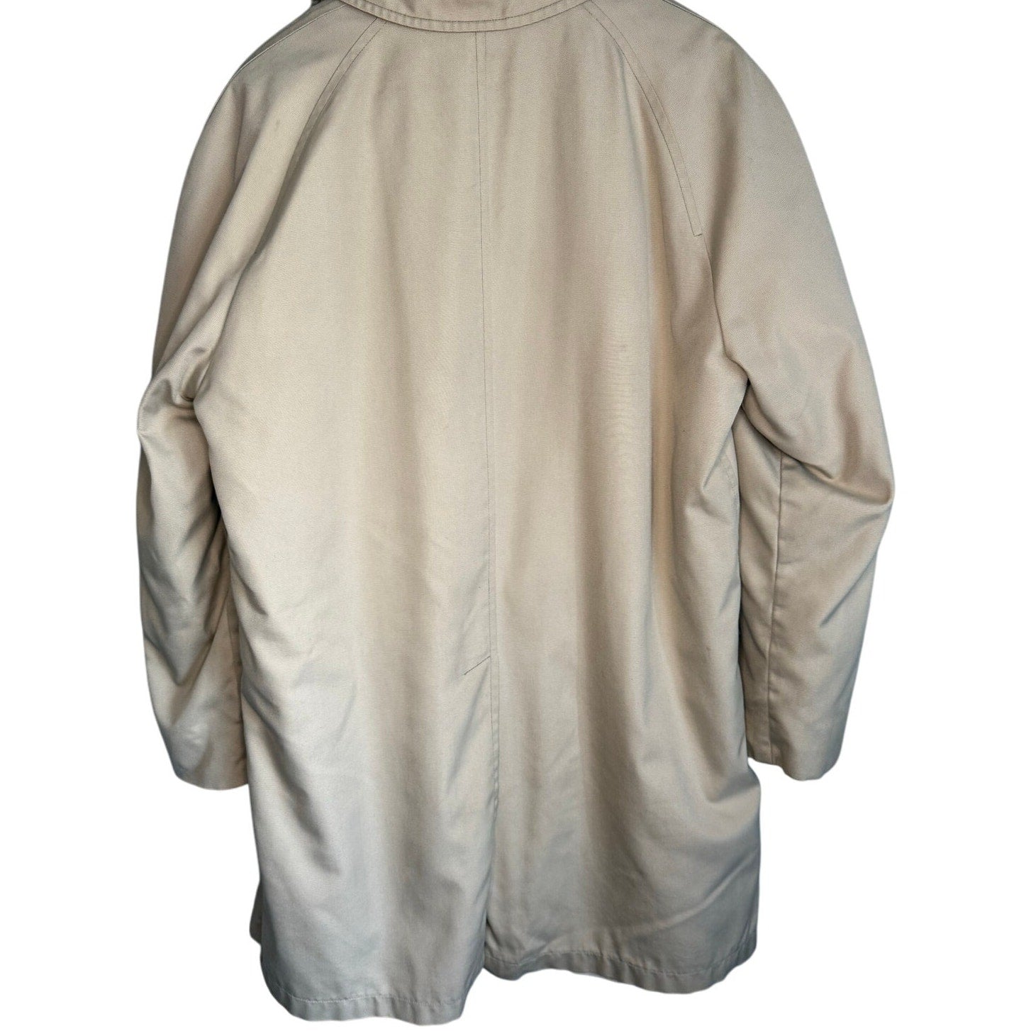 Vintage 70s London Fog Polar Plus Men’s 42L Beige Trench Coat Removable Liner