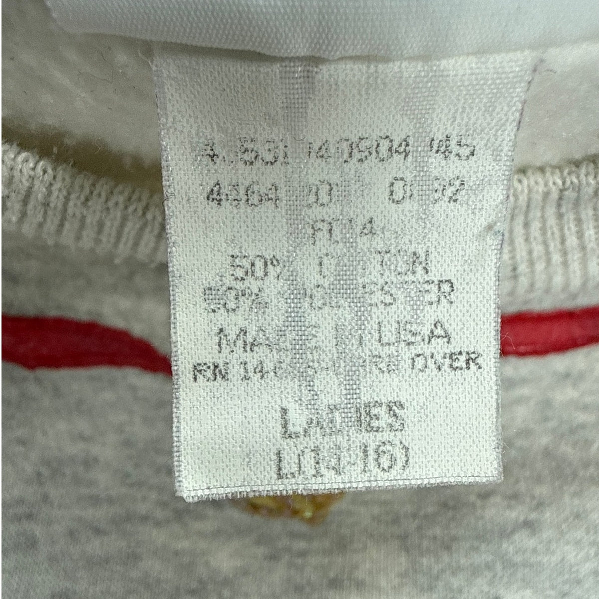 Vintage 80s Sturdy Sweats Lee Gray Santa Christmas Sweatshirt Women's Large