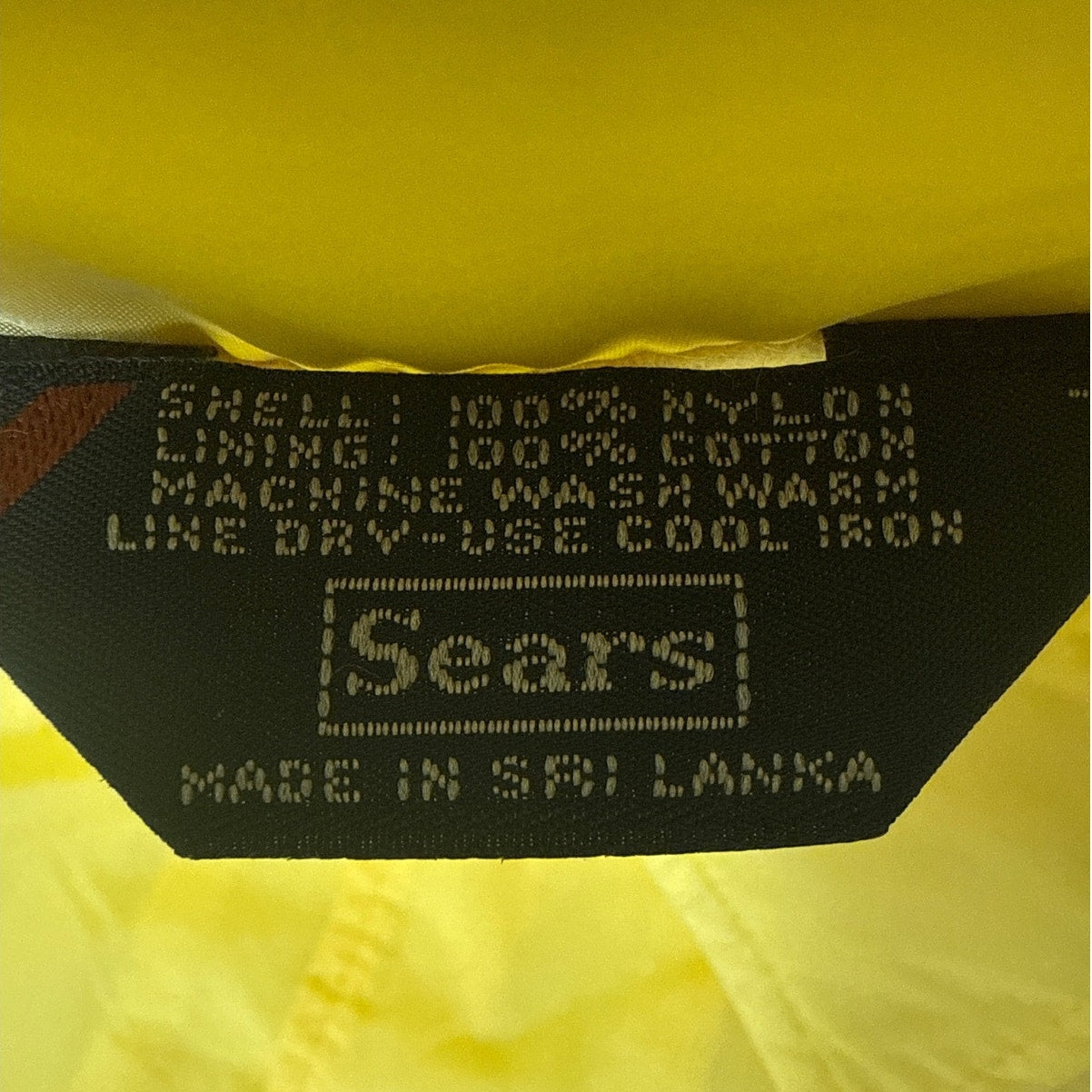 Vintage 70s Sears Men's Large Fireballs Scappoose OR Yellow Coach Jacket