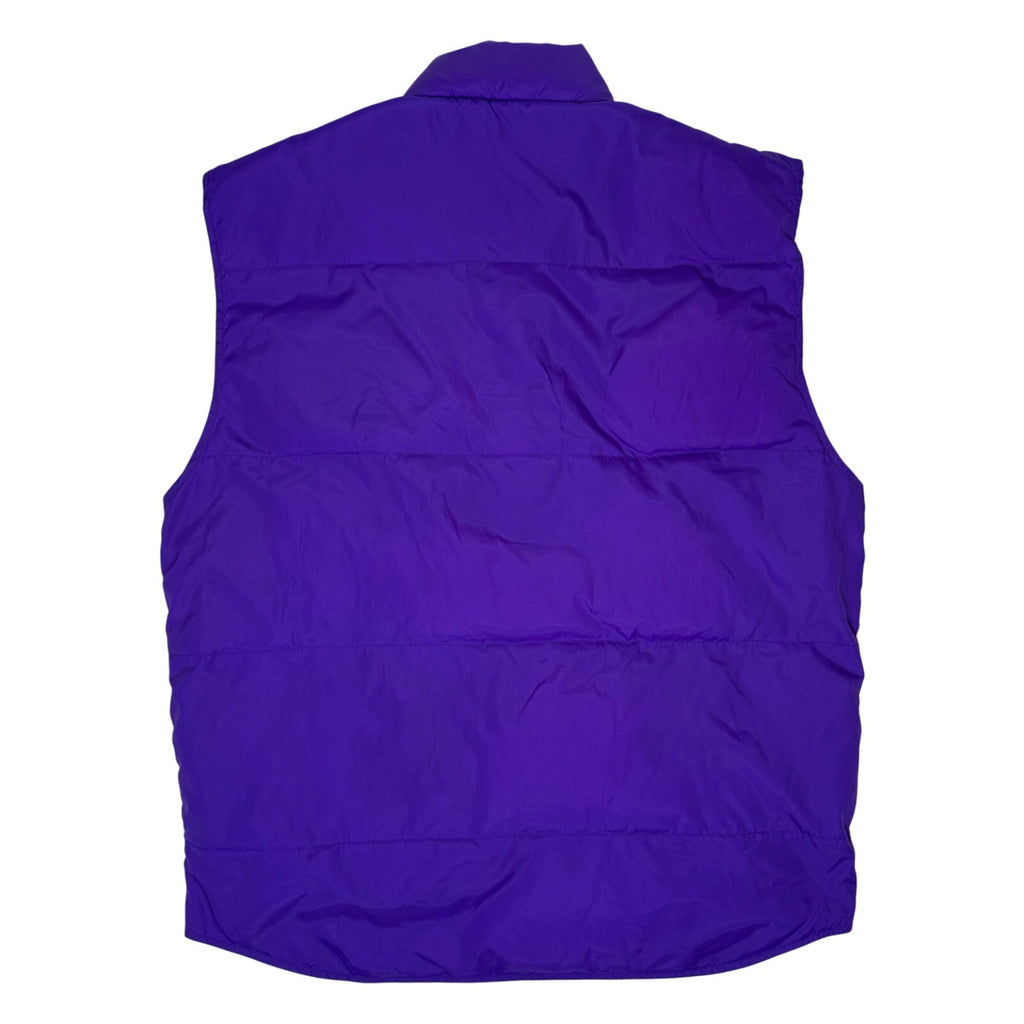 Vintage 90s Men's Medium Purple Puffer Vest Goose Down Unisex Lands’ End