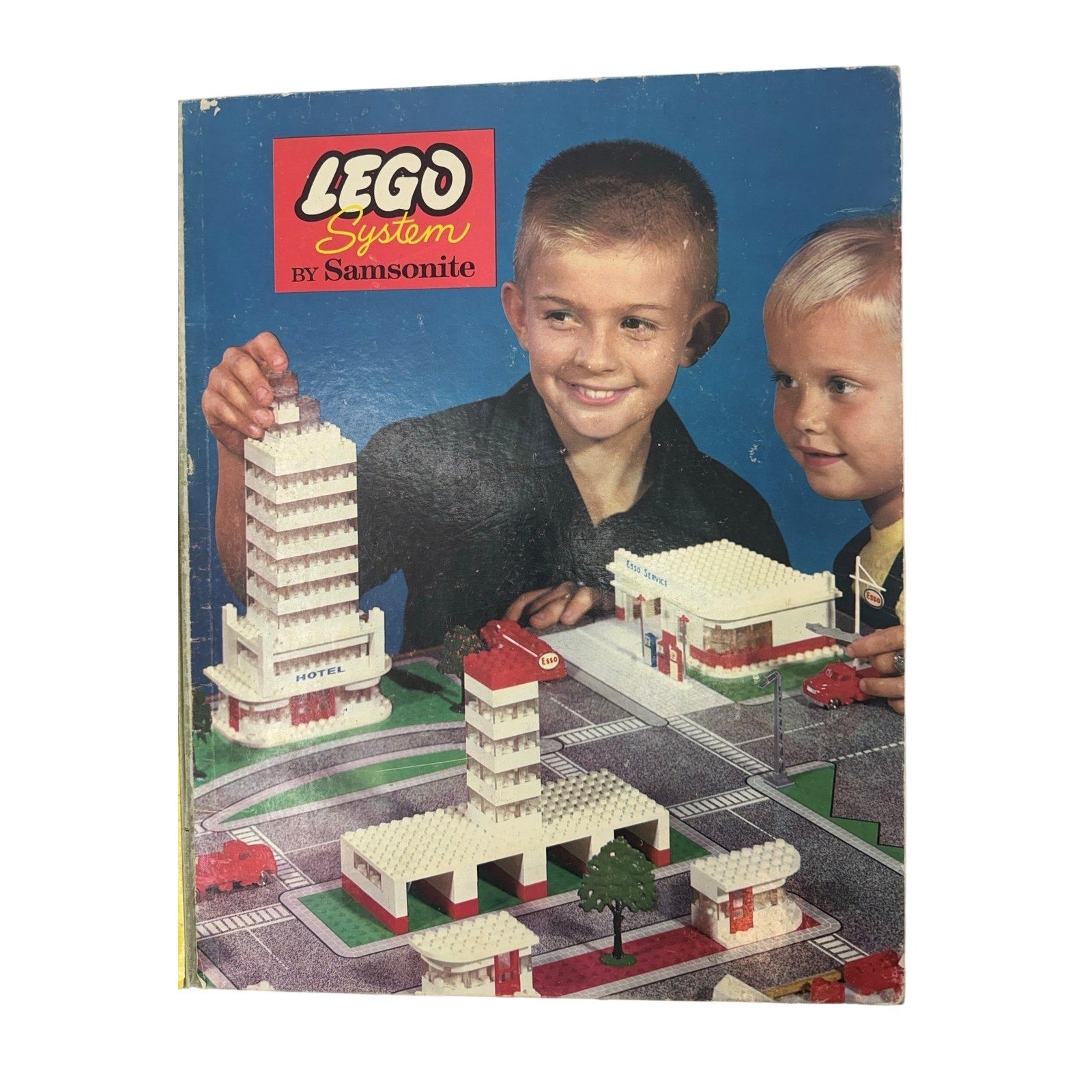 Vintage 60s LEGO Samsonite 717 Junior Constructor Set w Box & Inserts