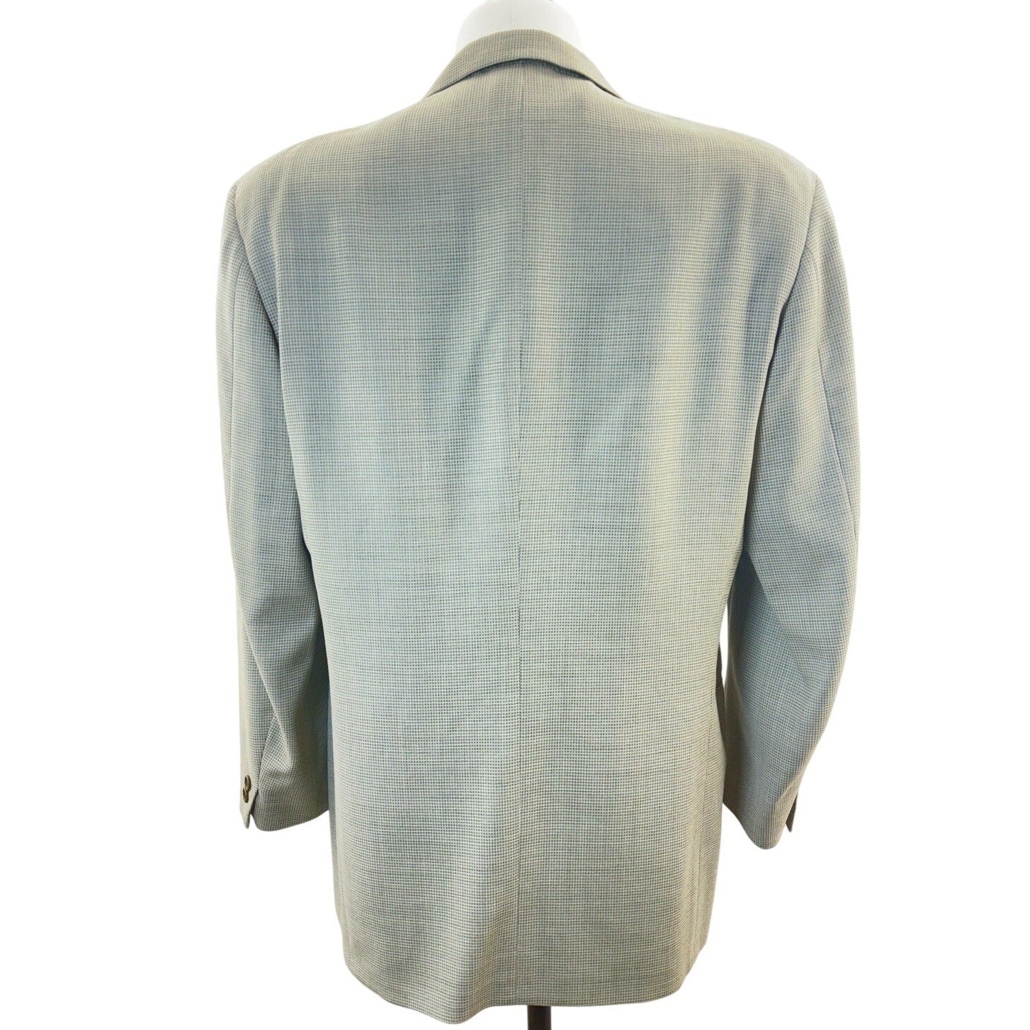 Canali Proposta Italy Blazer Gray Green Men's 44 Wool Suit Jacket