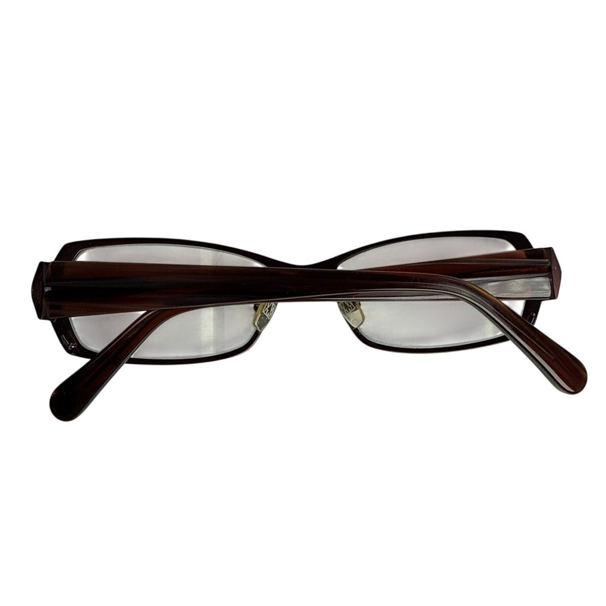 Vera Wang V025 Burgundy Brown Rectangular Eyeglass Frames BU 53-16-135