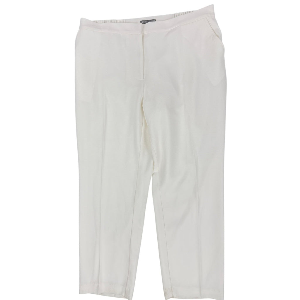 Vintage Y2K Jessica London White 2 Piece Pant Suit Plus Size Women's 18W
