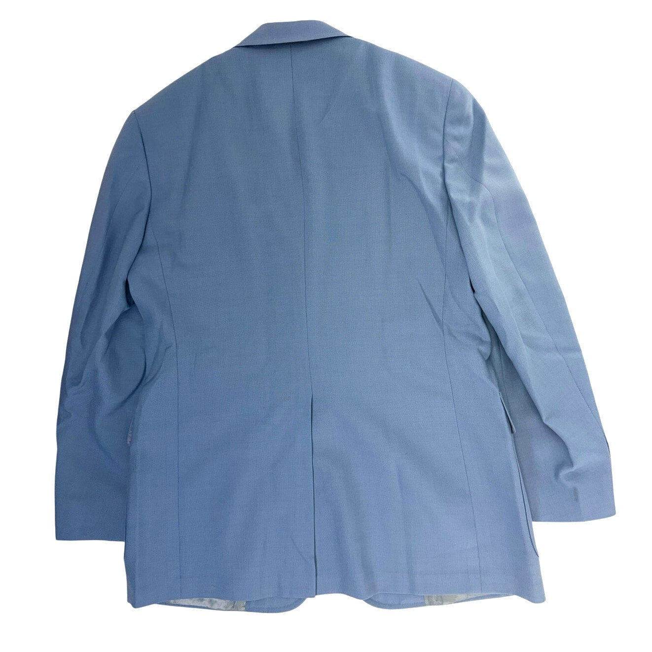 Vintage 70s Hart Schaffner Marx Blue Wool Blazer Sport Coat Men's Large 42R