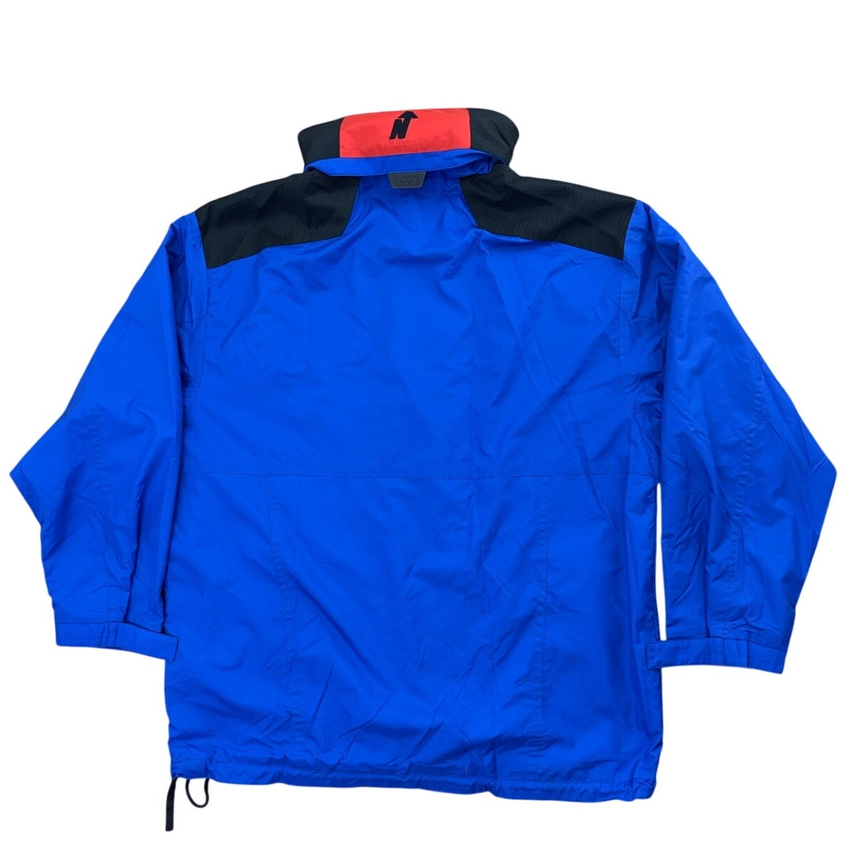 Vintage 90s Nordica Classics Blue Pullover Windbreaker Jacket Hooded Men's XL