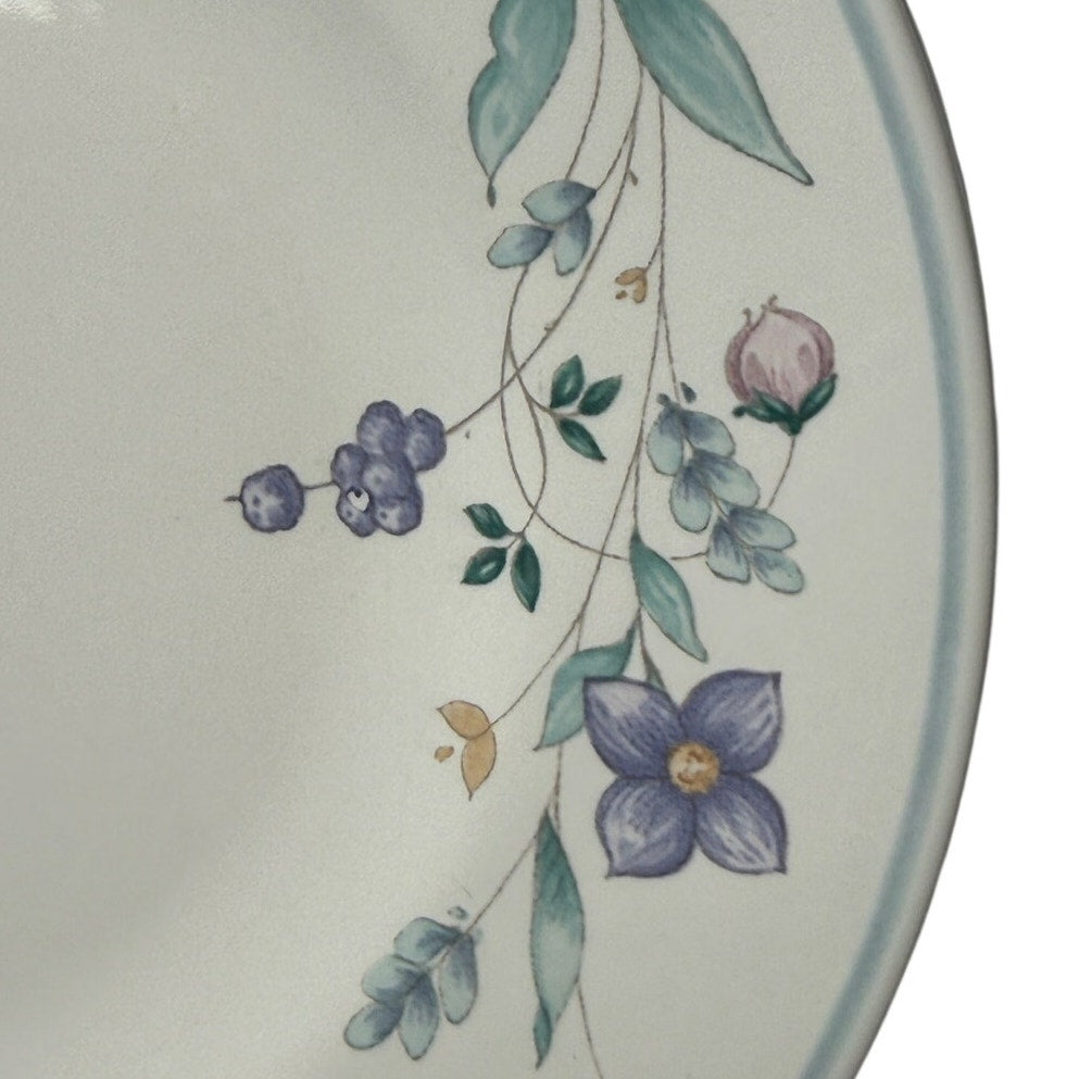 Vintage 90s Pfaltzgraff April Floral Salad Dessert Plates Set of 8